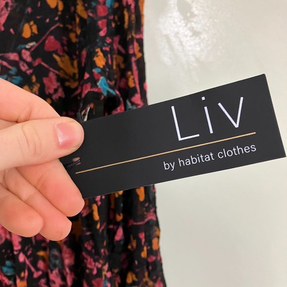 Liv by Habitat clothes NWT mesh long sleeve midi dress size XL - Picture 6 of 9